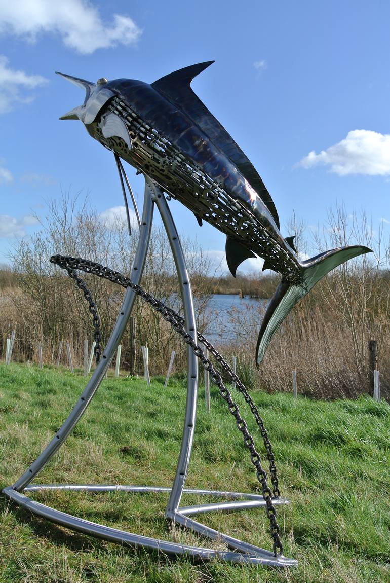 Original Abstract Animal Sculpture by Otis Griffith