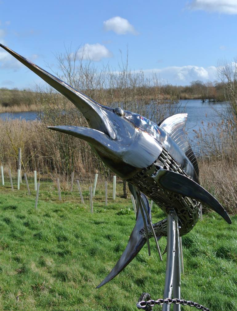 Original Abstract Animal Sculpture by Otis Griffith