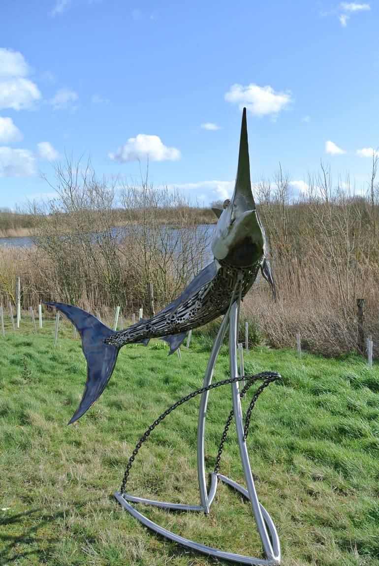Original Abstract Animal Sculpture by Otis Griffith