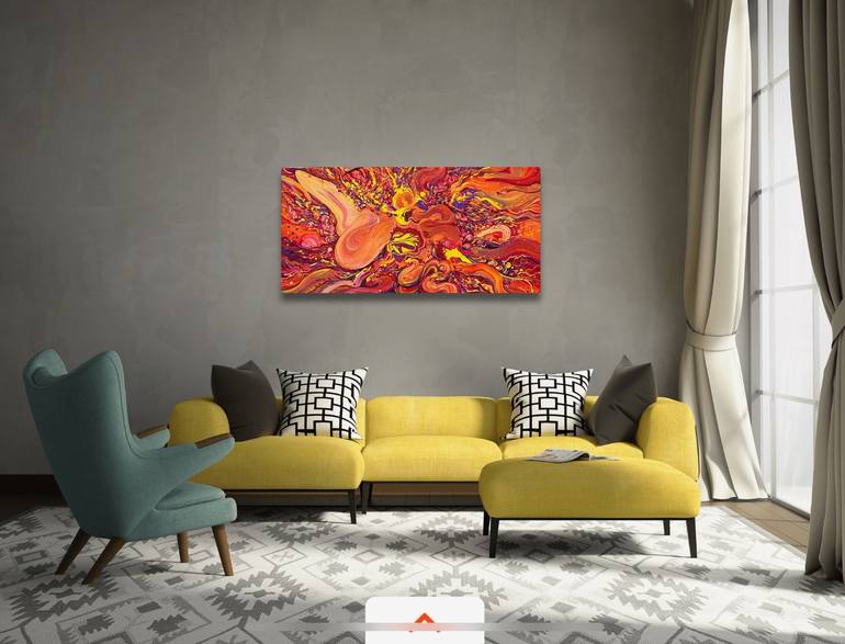 Original Abstract Painting by Lindsey Orrin