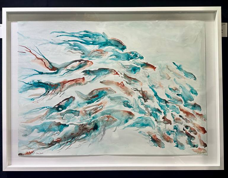 Original Contemporary Seascape Painting by Catherin Bennett