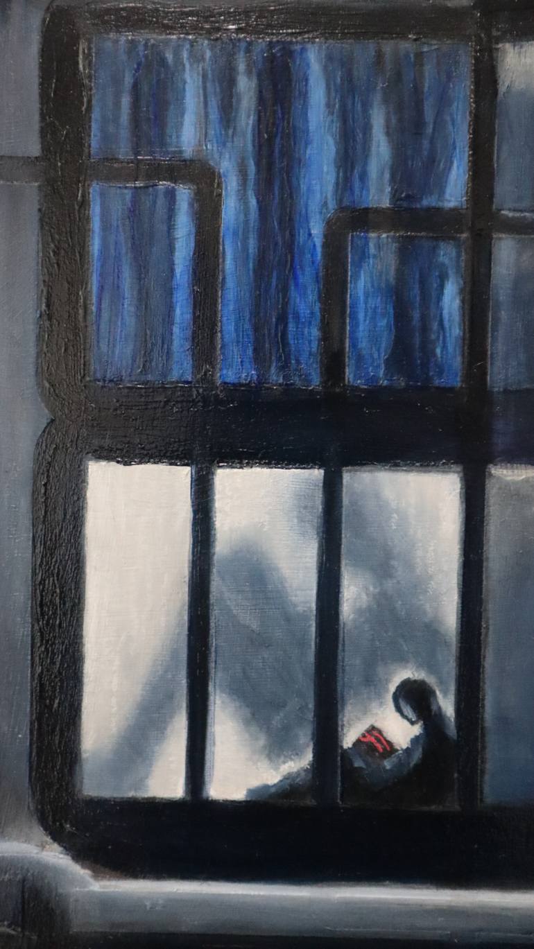 Original Contemporary Cities Painting by Catherin Bennett
