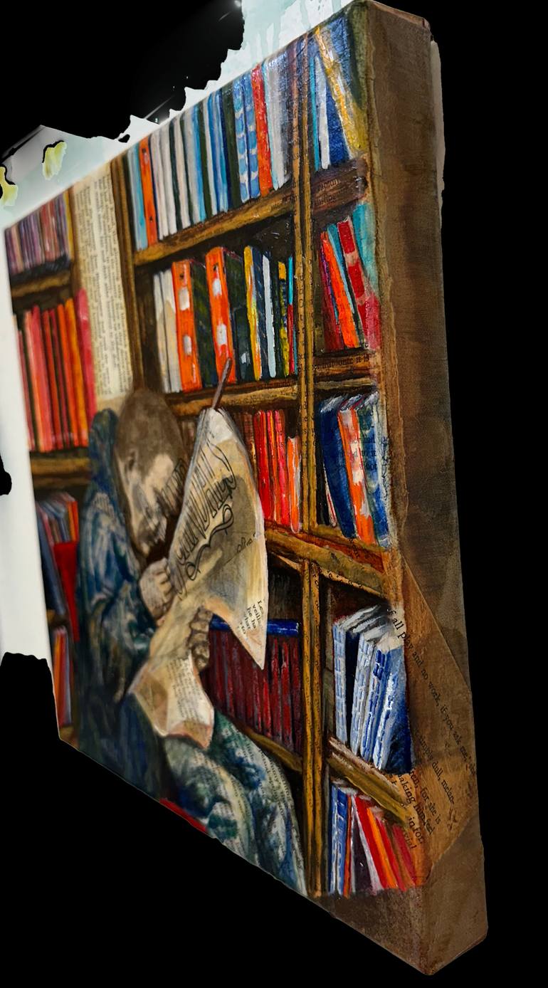 Original Contemporary People Painting by Catherin Bennett