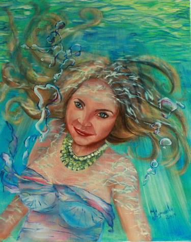 Original Portrait Paintings by Julia Crystal