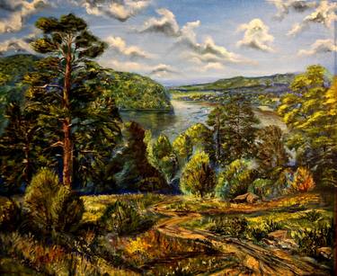 Original Fine Art Landscape Paintings by Julia Crystal