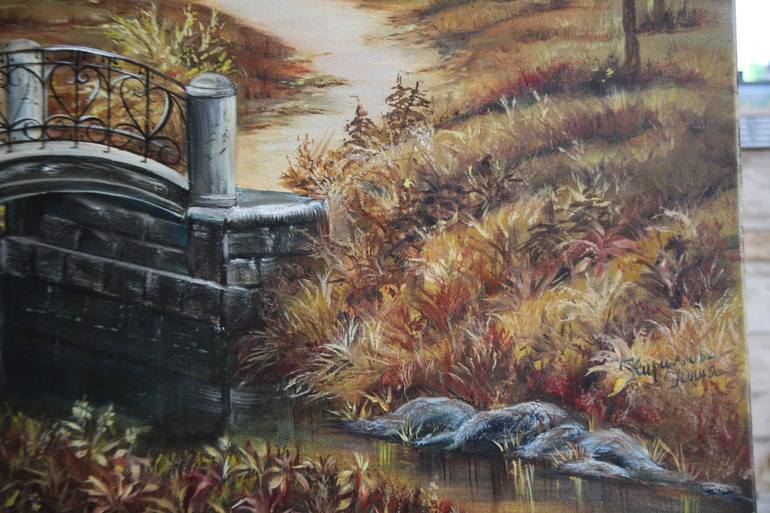 Original Fine Art Landscape Painting by Julia Crystal