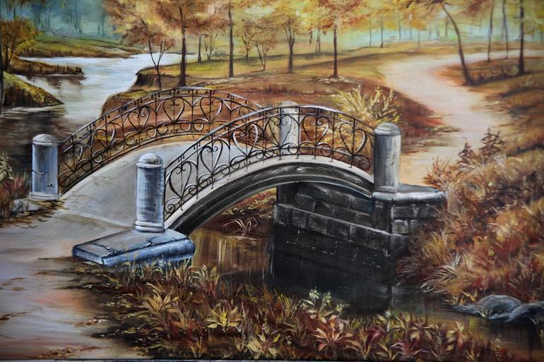 Original Fine Art Landscape Painting by Julia Crystal