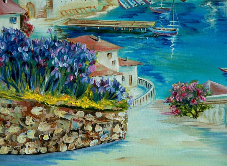 Original Fine Art Landscape Painting by Julia Crystal