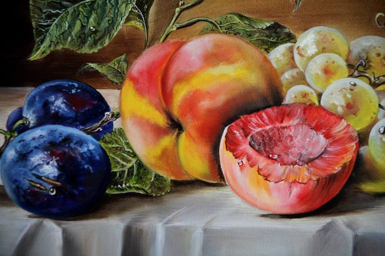 Original Fine Art Still Life Painting by Julia Crystal