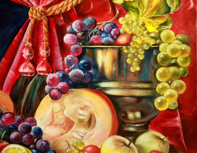 Original Fine Art Still Life Painting by Julia Crystal