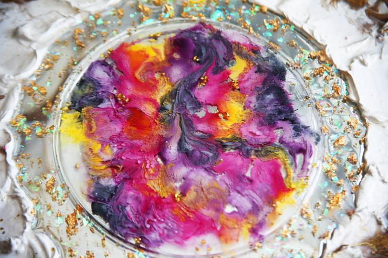 Original Abstract Still Life Sculpture by Julia Crystal