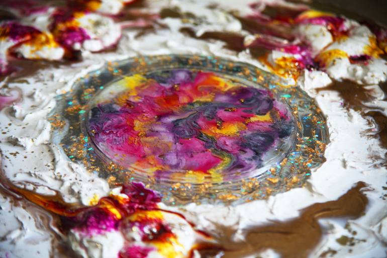Original Abstract Still Life Sculpture by Julia Crystal