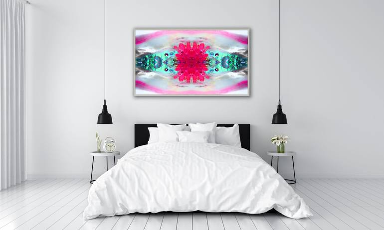Original Photorealism Abstract Painting by Julia Crystal