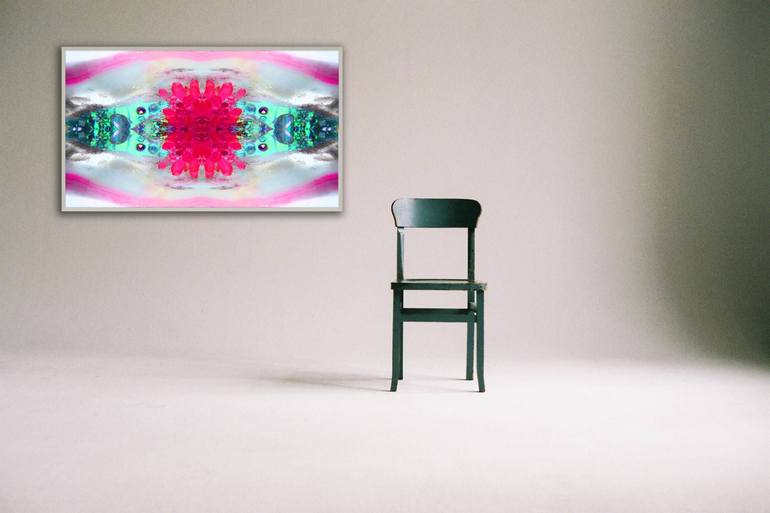 Original Photorealism Abstract Painting by Julia Crystal