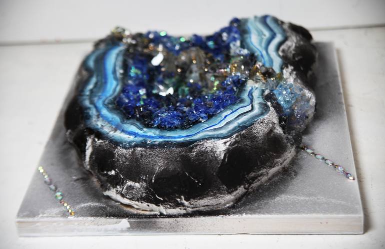 Original Expressionism Abstract Sculpture by Julia Crystal