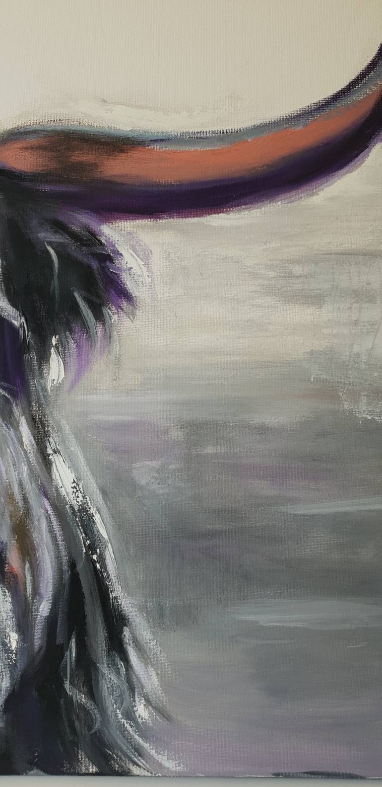 Original Abstract Animal Painting by Inara Axelsson Piksa