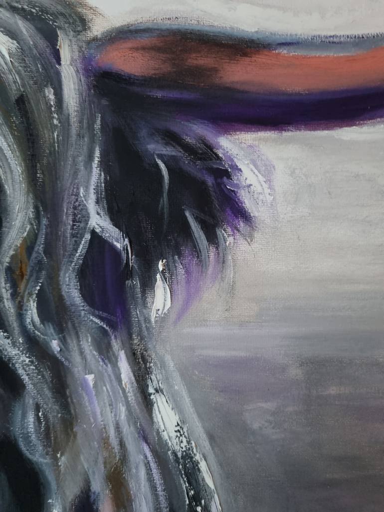 Original Abstract Animal Painting by Inara Axelsson Piksa