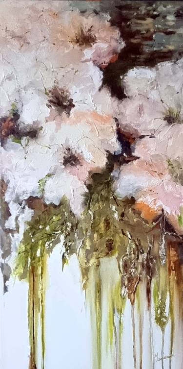 Original Floral Painting by Olga Yanshina