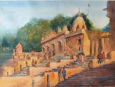 Original Impressionism Architecture Paintings by Vasundhara Nanavati