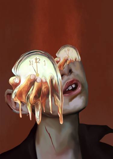 Original Conceptual Time Digital by Fatima Sajjad