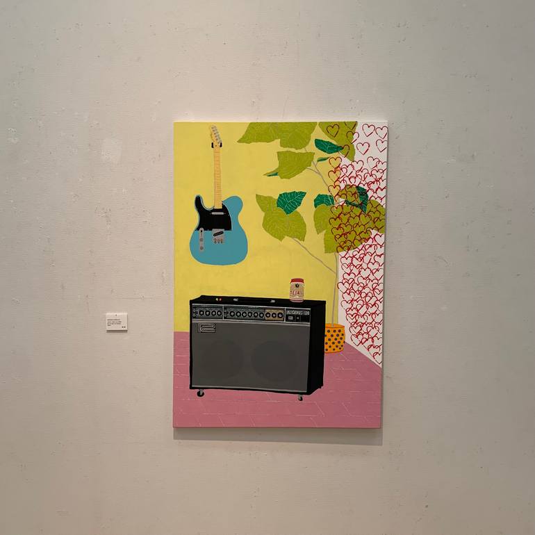 Original Conceptual Music Painting by Taro Yakumo