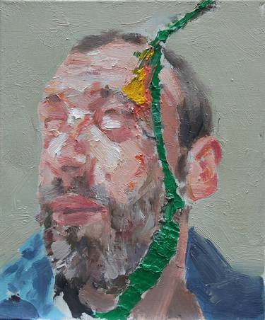 Original Contemporary Portrait Painting by Hayes Hopkinson