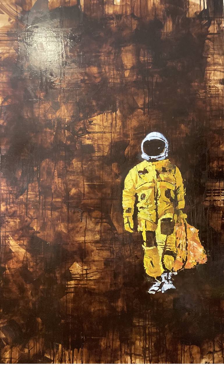 Original Conceptual Abstract Painting by Hayes Hopkinson