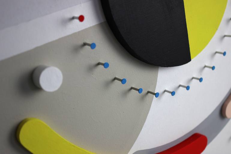 Original Modernism Geometric Sculpture by Joel Chasseriau