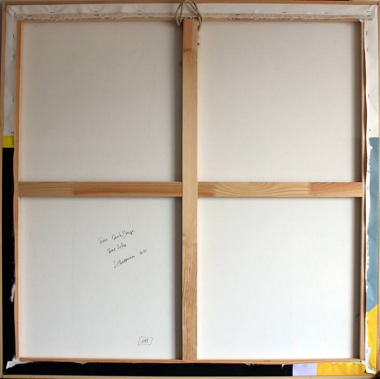 Original Abstract Expressionism Typography Painting by Joel Chasseriau