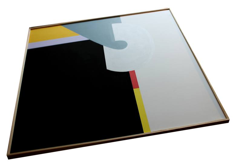 Original Abstract Expressionism Typography Painting by Joel Chasseriau