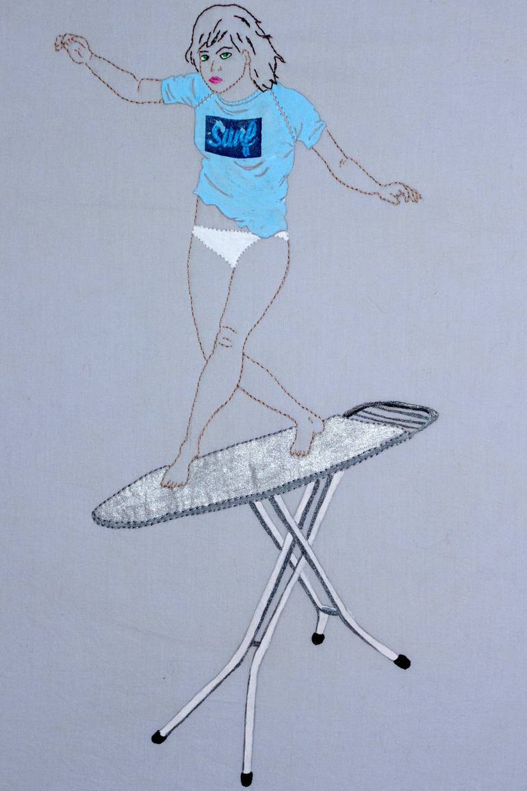 Original Contemporary Women Mixed Media by Patrícia Guarda