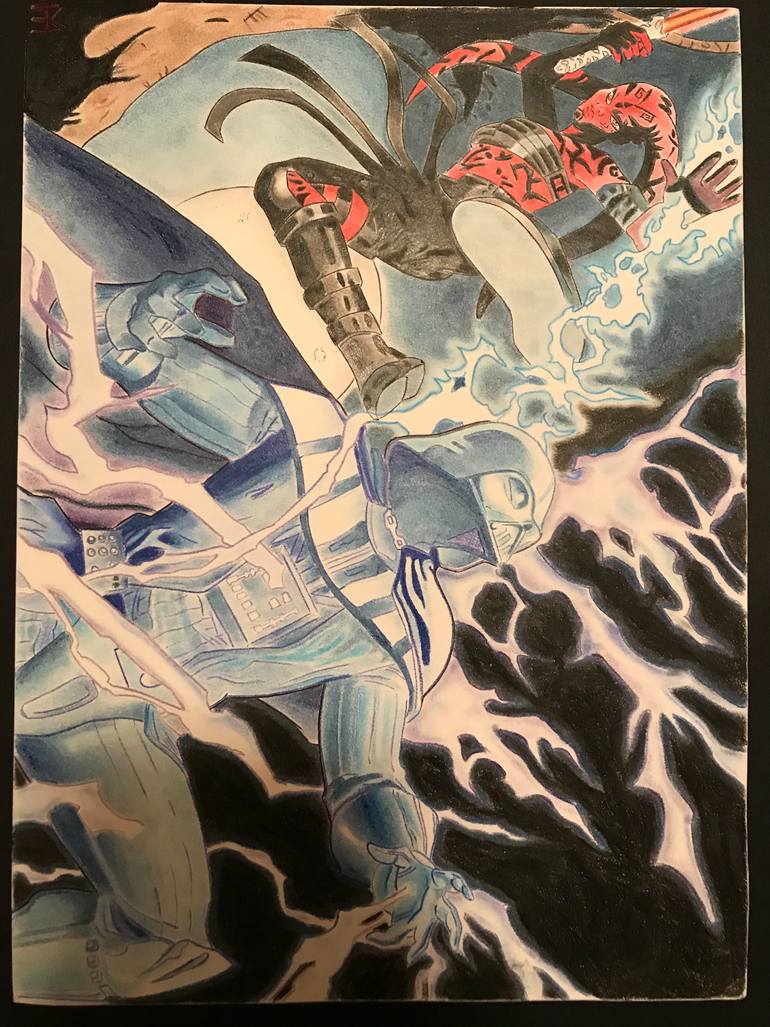 Original Pop Art Comics Drawing by Yojan Holguin