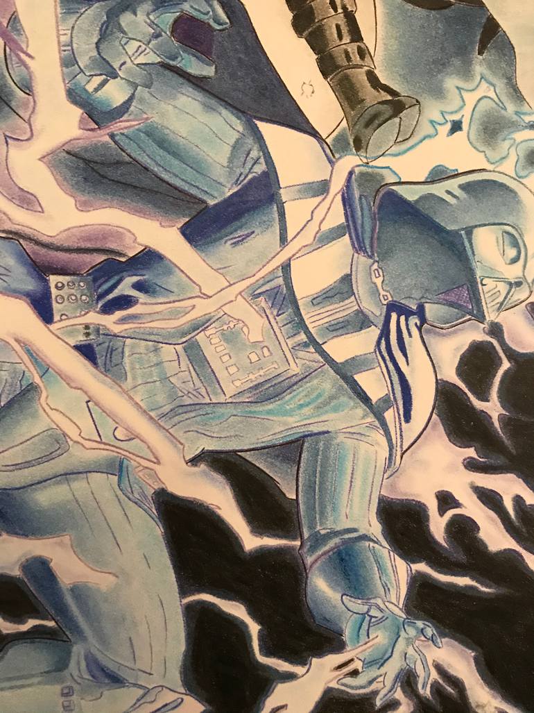 Original Pop Art Comics Drawing by Yojan Holguin