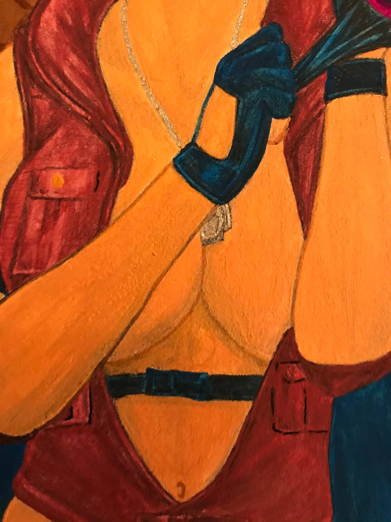Original Pop Art Cinema Painting by Yojan Holguin