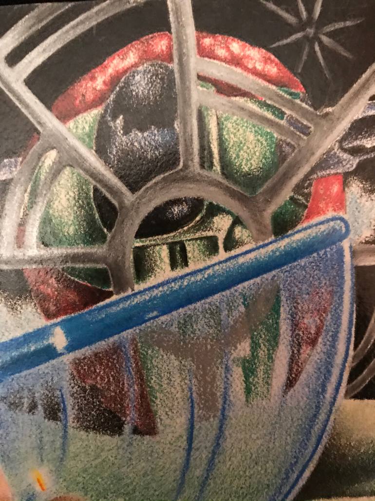 Original Pop Art Cinema Drawing by Yojan Holguin