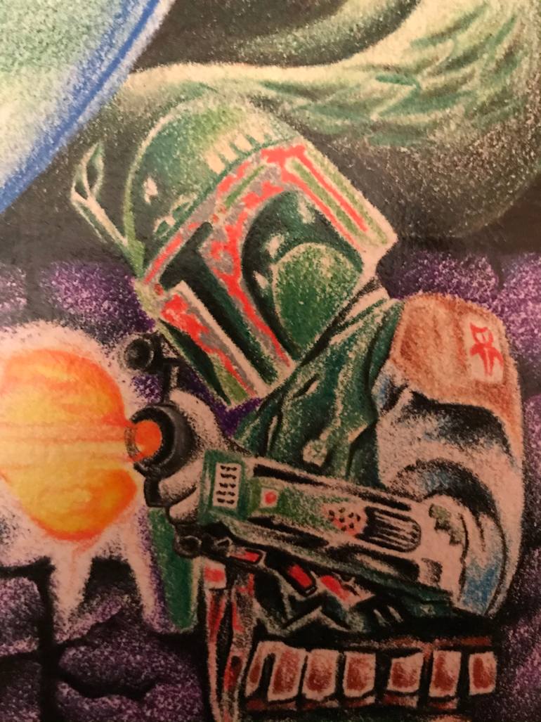 Original Pop Art Cinema Drawing by Yojan Holguin