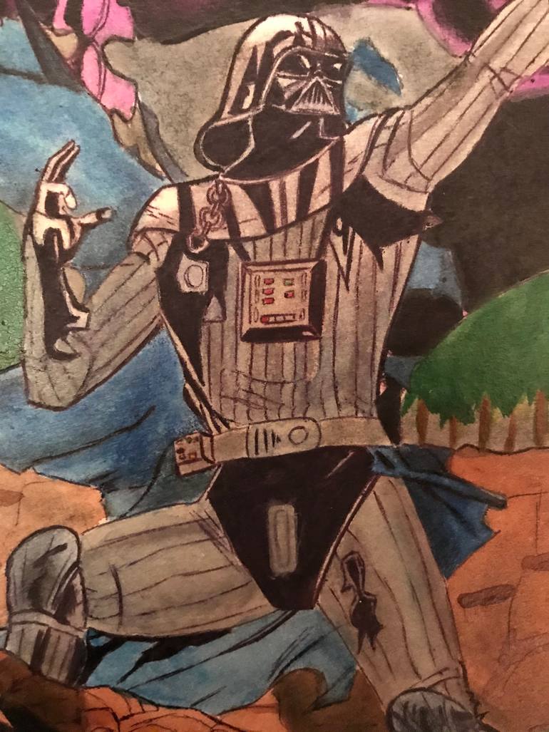 Original Pop Art Comics Painting by Yojan Holguin