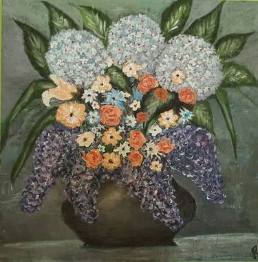 Print of Floral Paintings by Sanja Rubelj