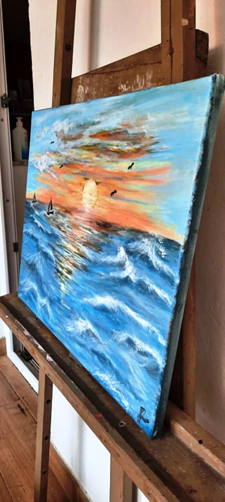 Original Seascape Painting by Sanja Rubelj