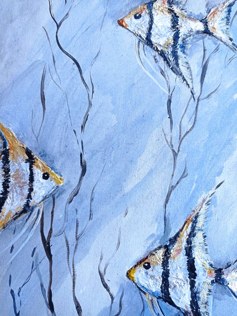 Original Abstract Animal Painting by Hanna Nesterova