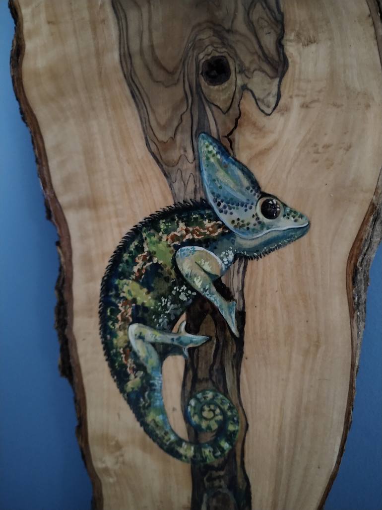 Original Art Deco Animal Sculpture by Hanna Nesterova
