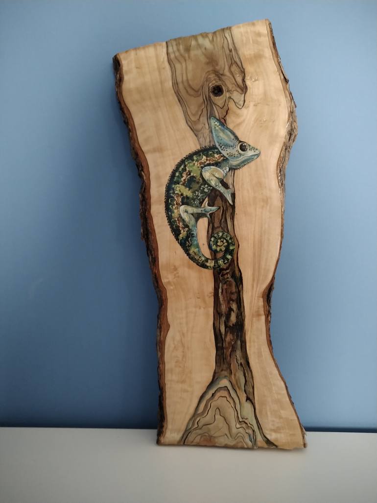 Original Art Deco Animal Sculpture by Hanna Nesterova