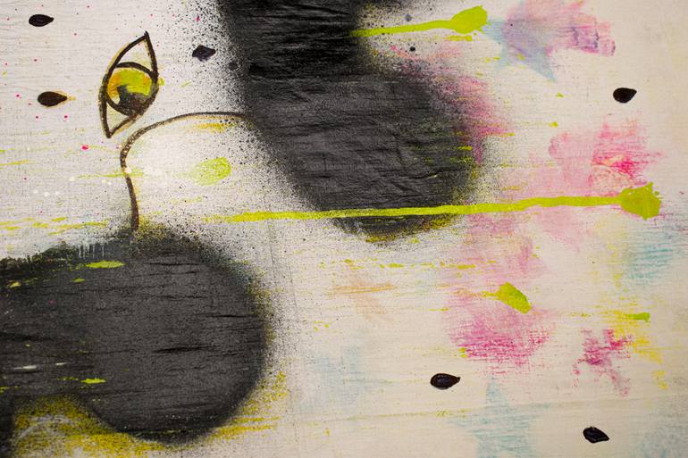 Original Abstract Graffiti Painting by The Pochoclera