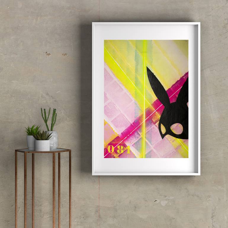 Original Street Art Comics Painting by The Pochoclera