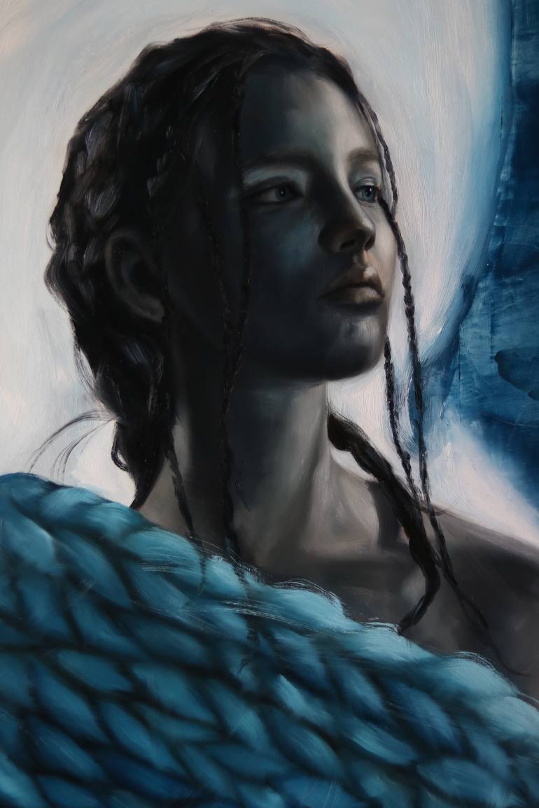 Original Figurative People Painting by Alina Negrea