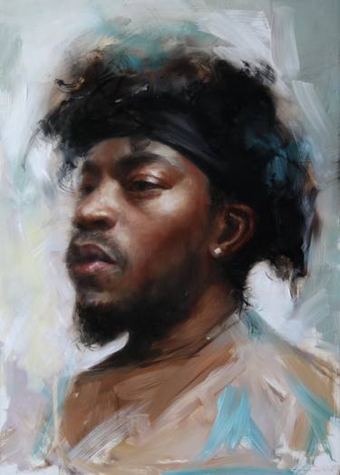 Original Figurative People Painting by Alina Negrea
