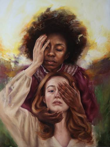 Original Figurative People Paintings by Alina Negrea