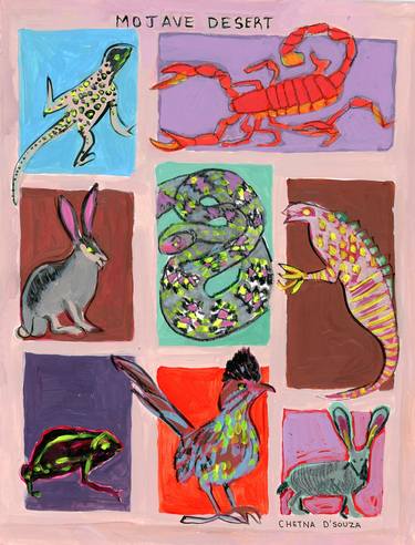 Print of Abstract Expressionism Animal Paintings by Chetna D'Souza
