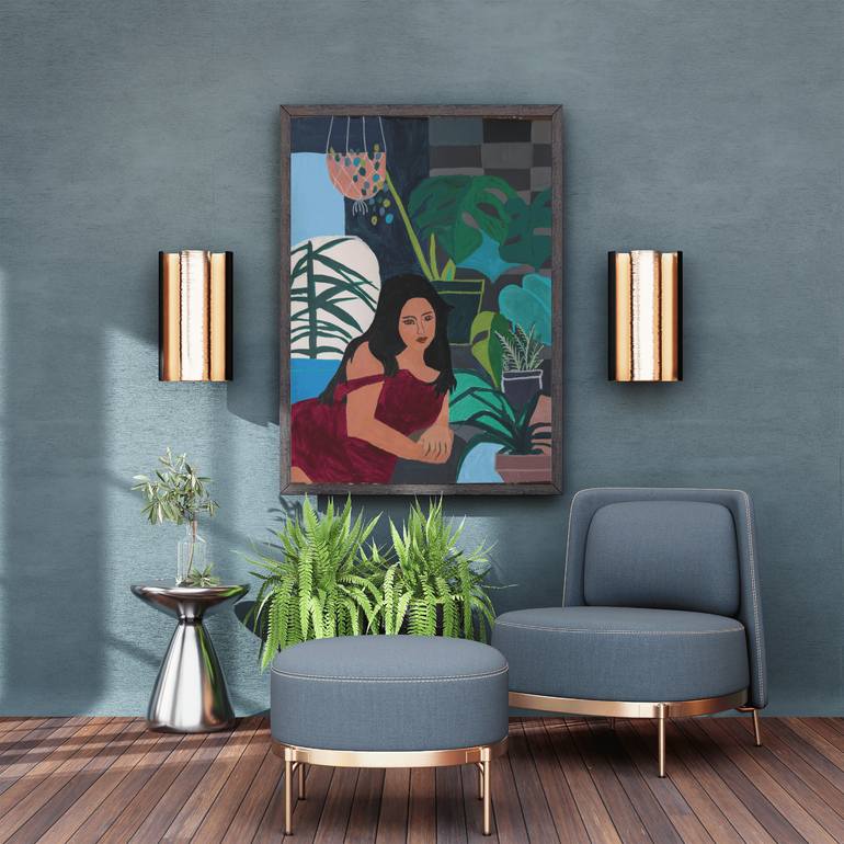 Original Contemporary Women Painting by Chetna D'Souza