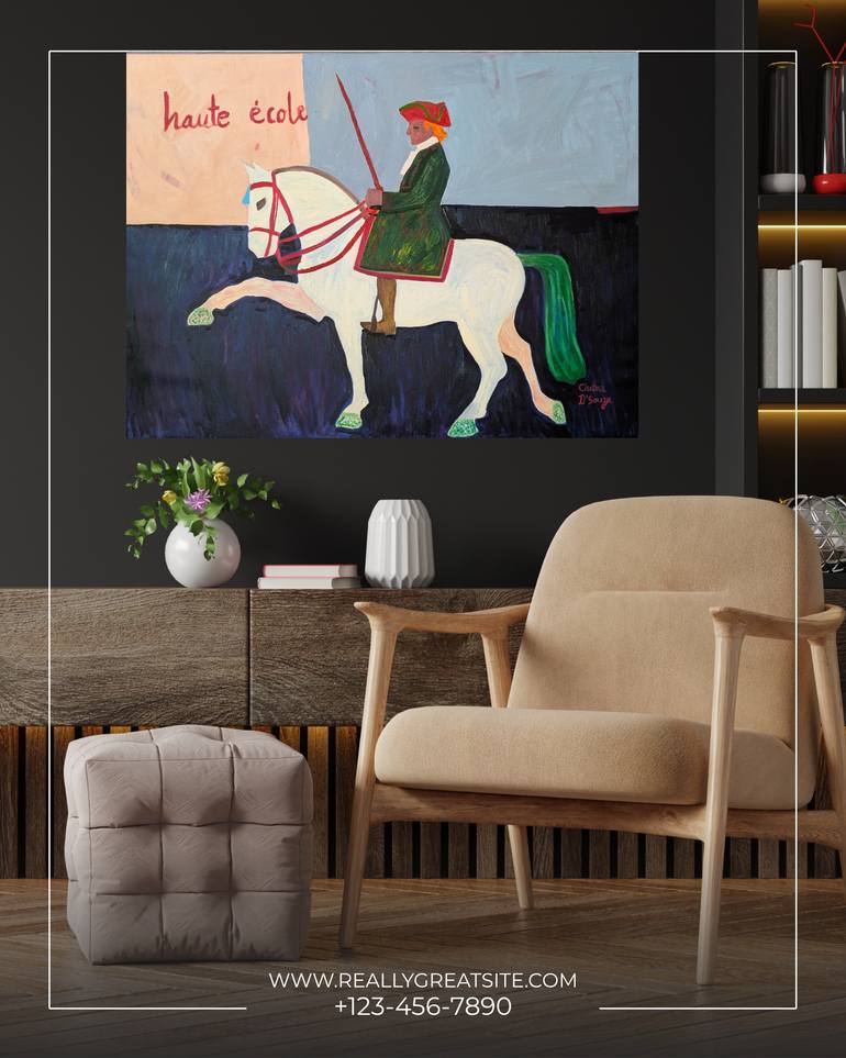Original Abstract Expressionism People Painting by Chetna D'Souza
